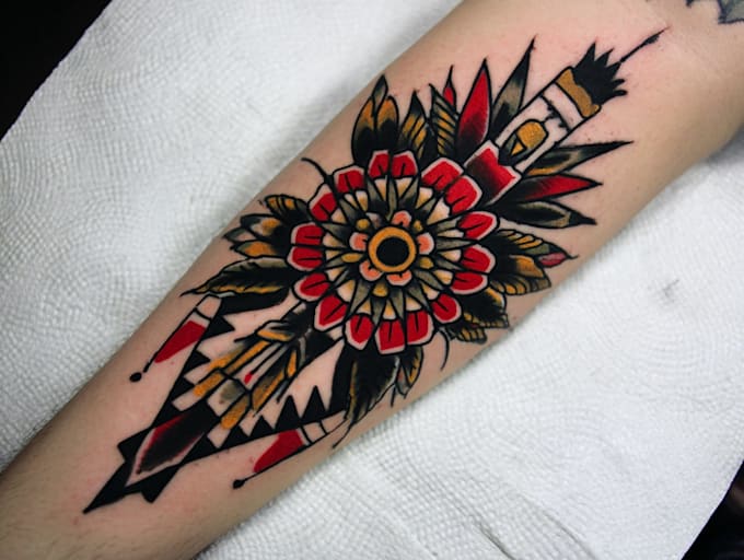 tattoo concept into a clean and artistic custom design