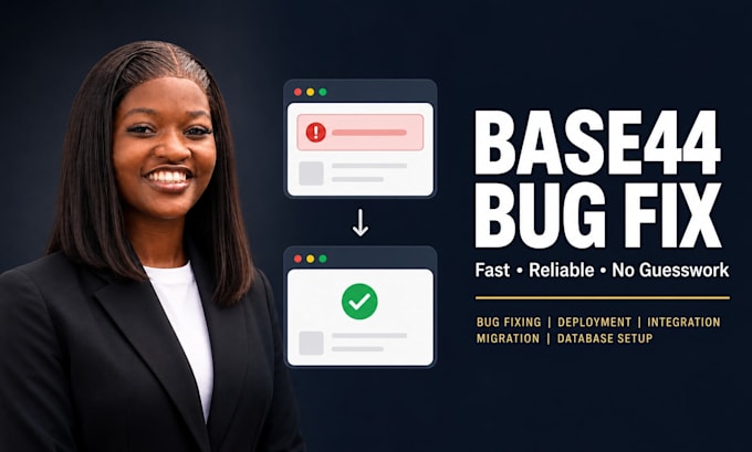 fix your broken base44 app and deploy it