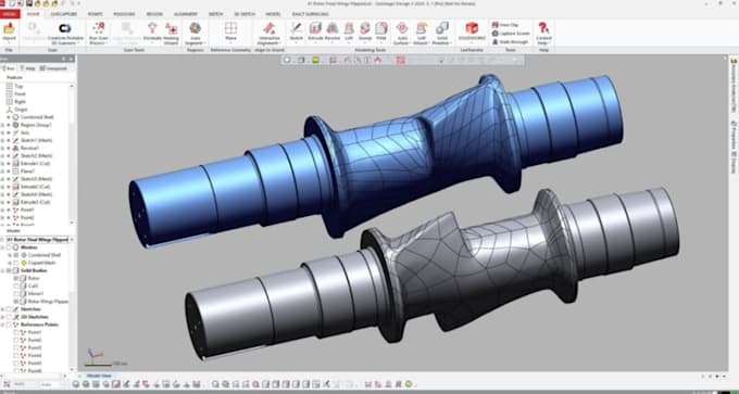 reverse engineer stl, 3d scan, cad conversion, or mesh to step solid cad model