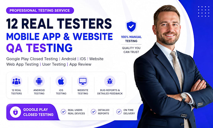 do app testing and website tesing, ipad, QA android and iphone user testing
