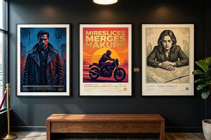 design a professional movie poster
