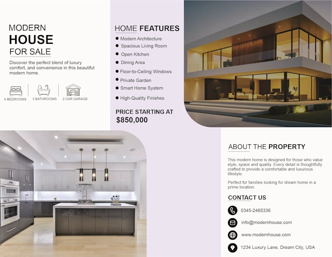 design professional bifold and trifold brochures