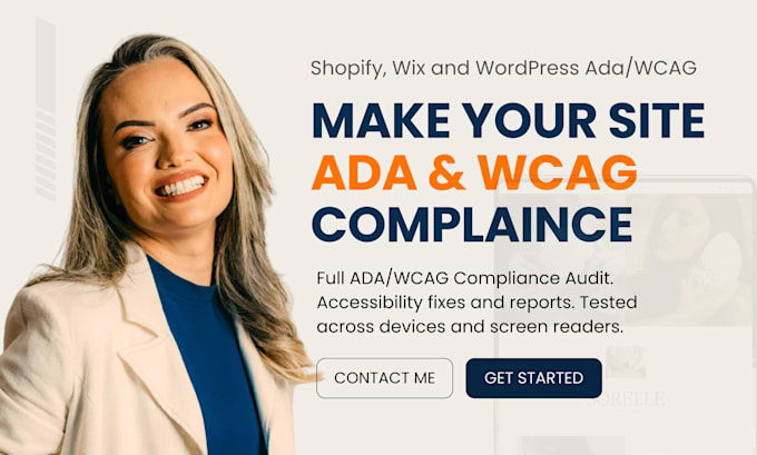 shopify website ada compliance and wcag accessibility for shopify wix wordpress