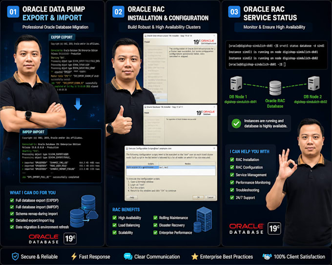install and troubleshoot oracle database