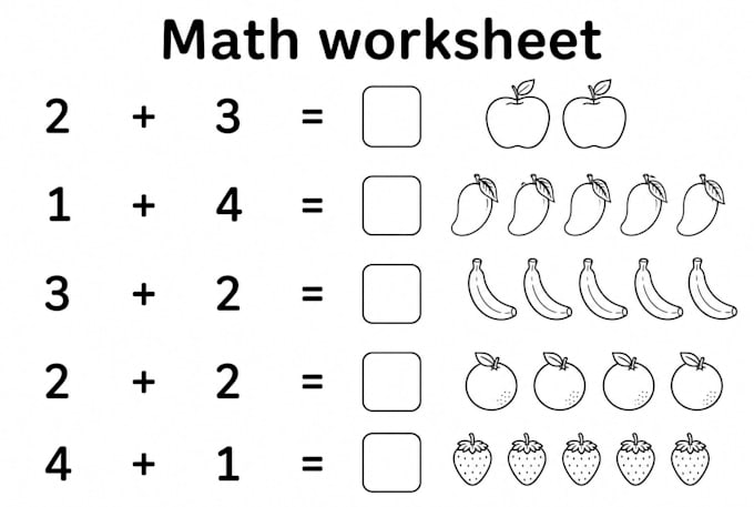 design fun educational worksheets and activity sheets for kids