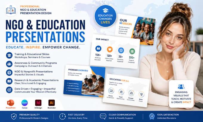 design grant proposal presentation ngo deck nonprofit powerpoint design