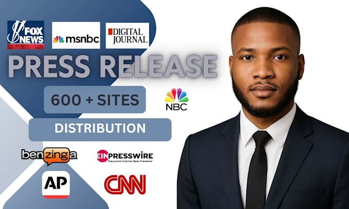 write and distribute compelling press release to targeted media outlets