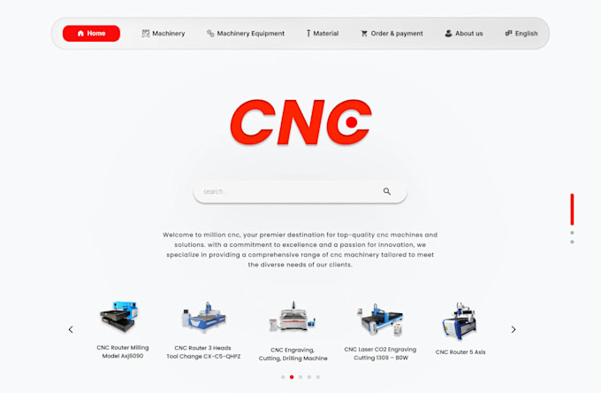 design and build responsive landing page using react and tailwind css