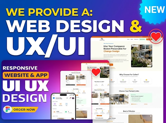 make a 5 page website design in figma