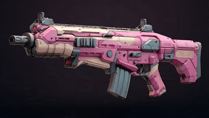 create weapon concept art for you