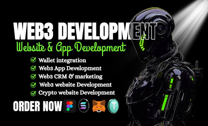 design and develop a web3 website, dapp, or crypto app with wallet integration