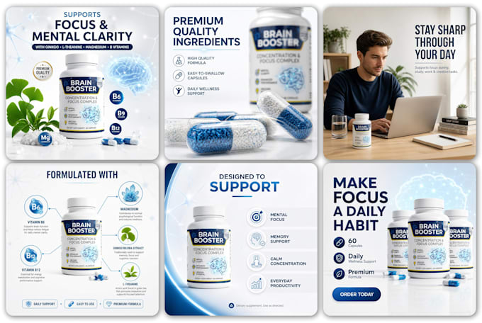 design amazon a plus content for supplement brands