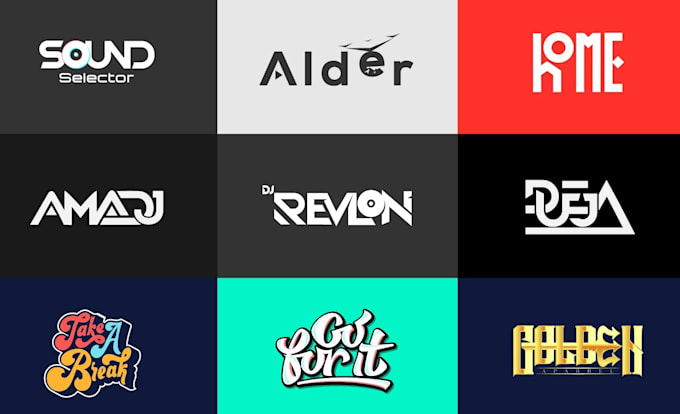 design typography, wordmark, lettermark, text based logo for your