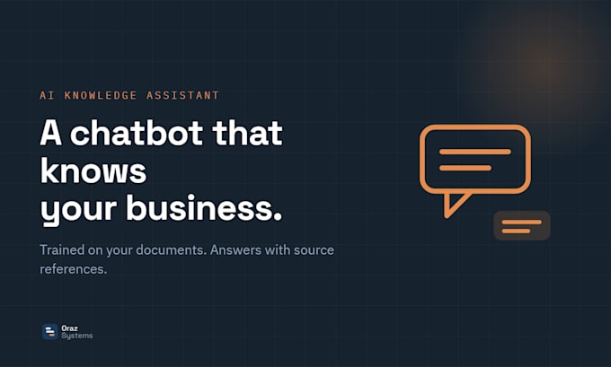 build an ai chatbot trained on your documents and knowledge base