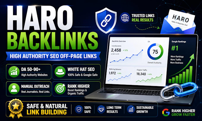 get quality backlinks with haro pitches and replies