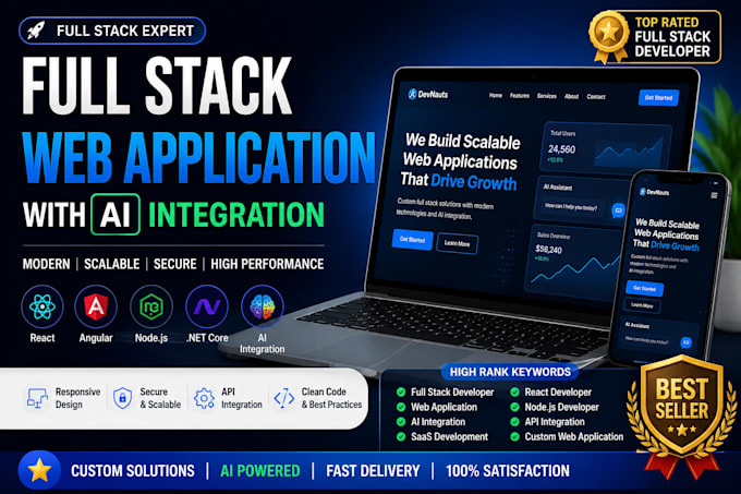 develop your full stack web application with ai integration