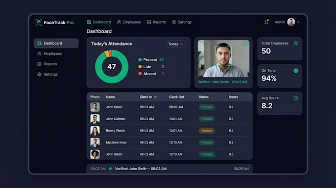 build a custom facial recognition attendance system