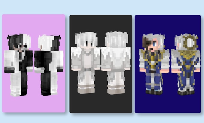 create a custom minecraft skin from your idea or reference