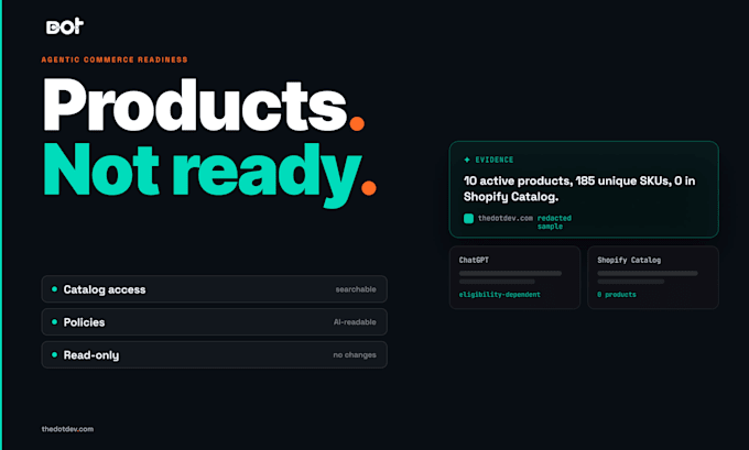 audit your shopify product data for ai search visibility