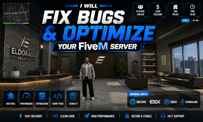 fix bugs and optimize your fivem server