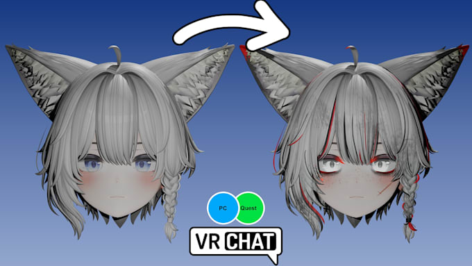 retexture your vrchat avatar, outfit or asset