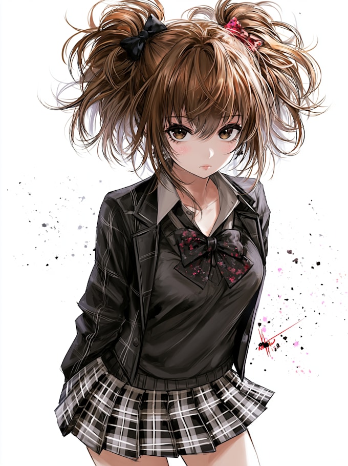 draw anime character or portrait, fanart, oc, pfp