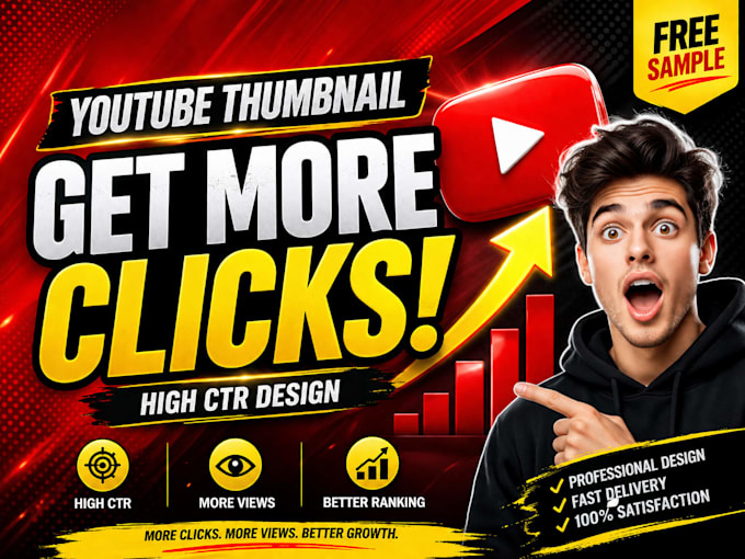 design eye catching youtube thumbnails for high CTR