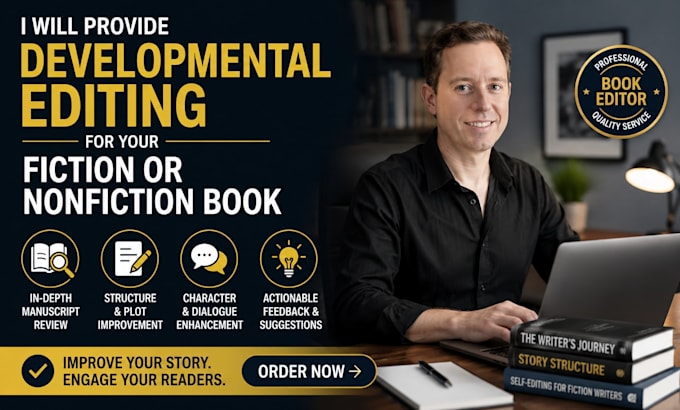 do developmental editing for your fiction or nonfiction book