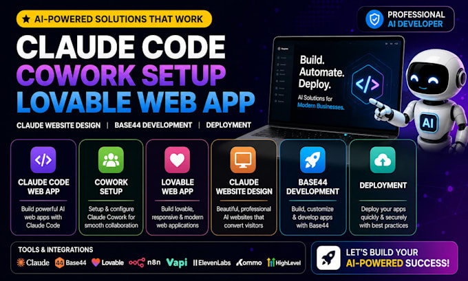fix claude code bug cowork lovable app claude website design base44 deployment
