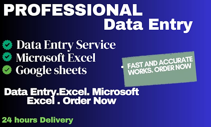 do lead generation, data entry and google sheets work