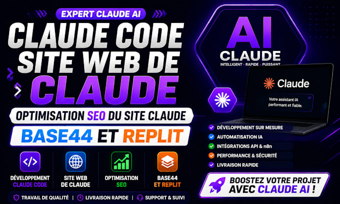 claude code site web de claude optimisation SEO du site claude base44 et replit