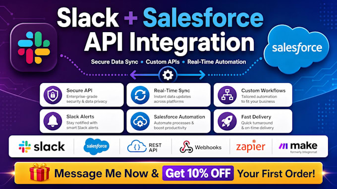 slack salesforce integration custom api data sync permissions safe updates