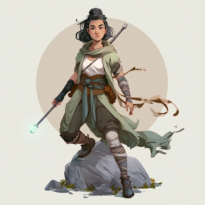 create your dnd or fantasy rpg character art
