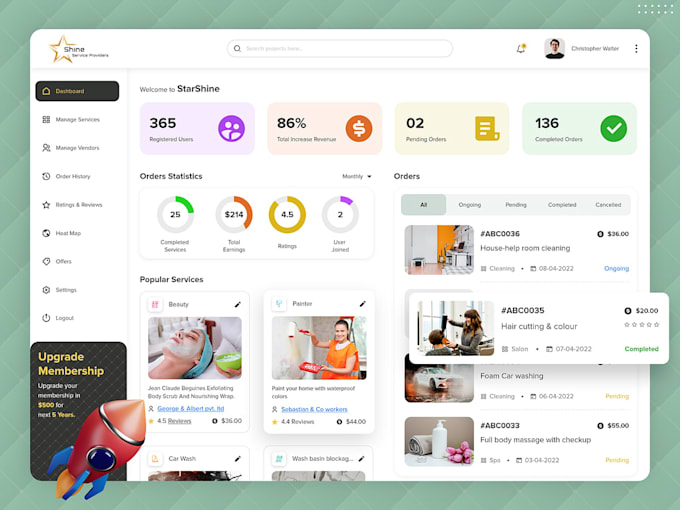 create scalable service booking marketplace platform with vendor management