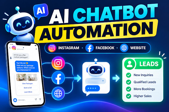 build ai chatbots for instagram facebook and website