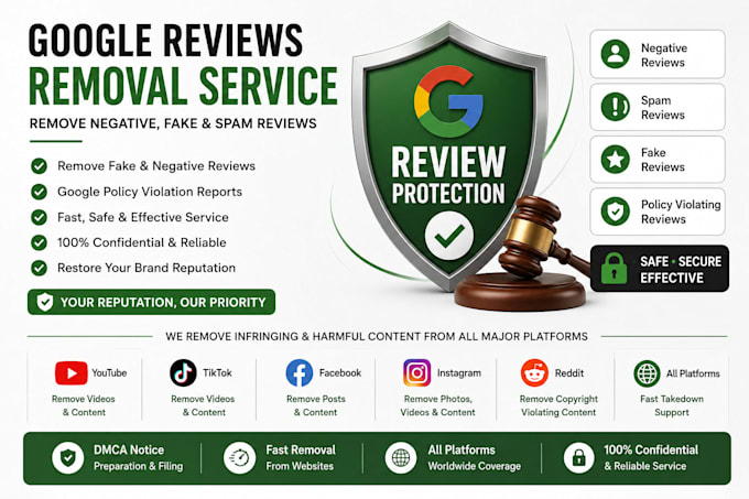 send takedown notice to remove copyright violating content