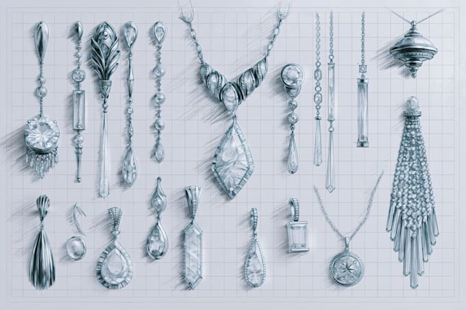 design custom jewelry sketches