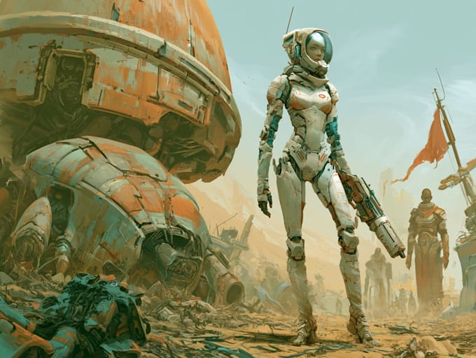 do sci fi illustration and sci fi sci fi illustration