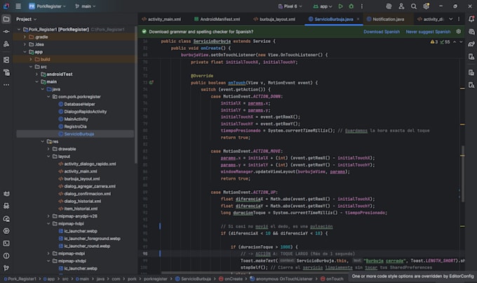 do java bug fixing and refactor your android app code