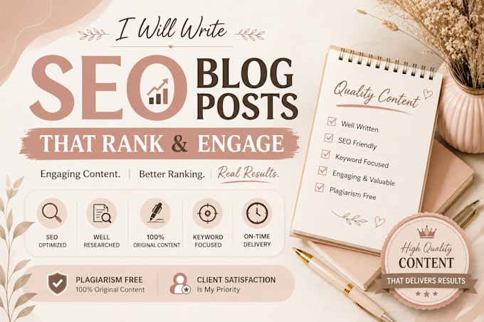 write SEO blog posts that drive traffic