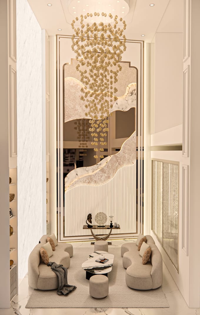 handle complete architectural 3d modeling and interior design