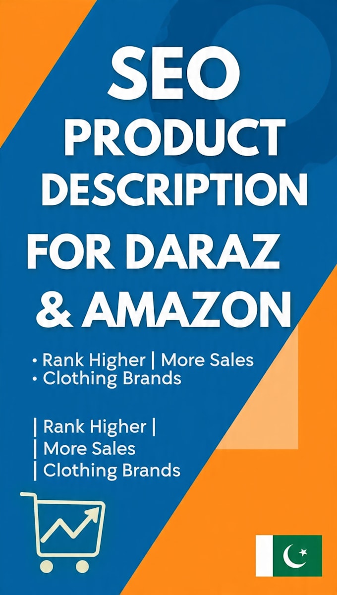 seo product descriptions for daraz and amazon clothing brands