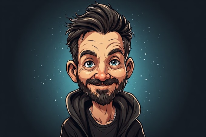 draw funny cartoon character caricature portrait