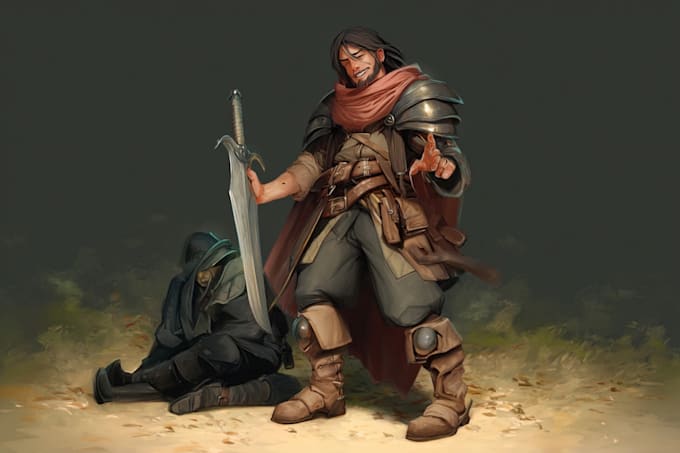 draw your rpg game character design
