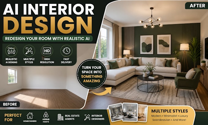redesign your room with realistic ai interior design
