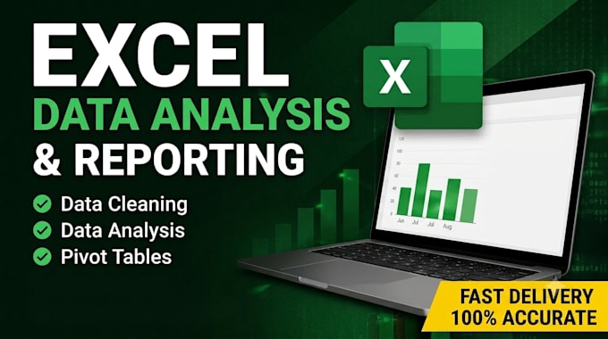 do excel data cleaning, data analysis, pivot tables