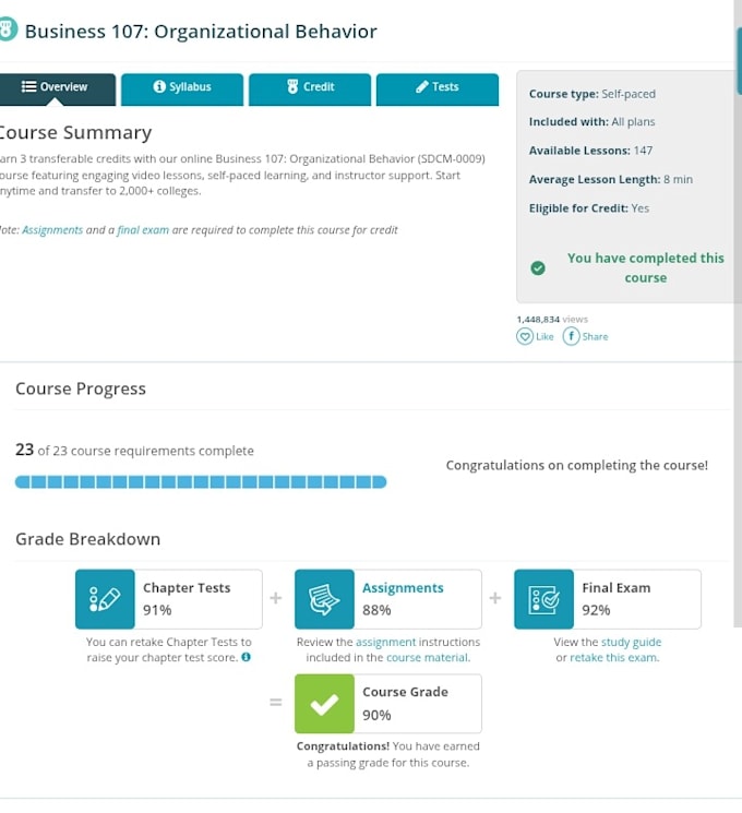 complete study com courses studycom