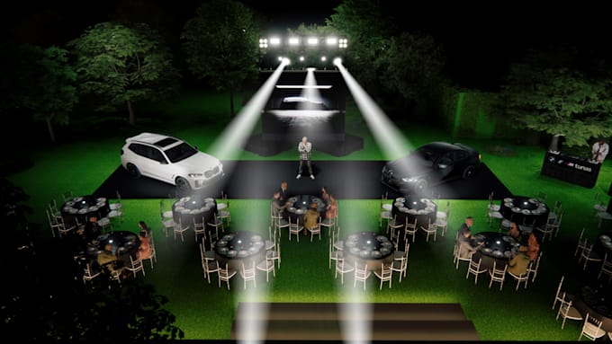 3d design your set and stage for events