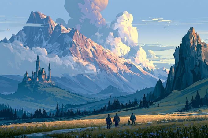 professional landscape digital art