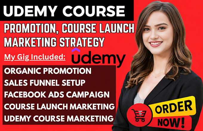 do udemy course promotion, course launch marketing strategy, udemy sales funnel